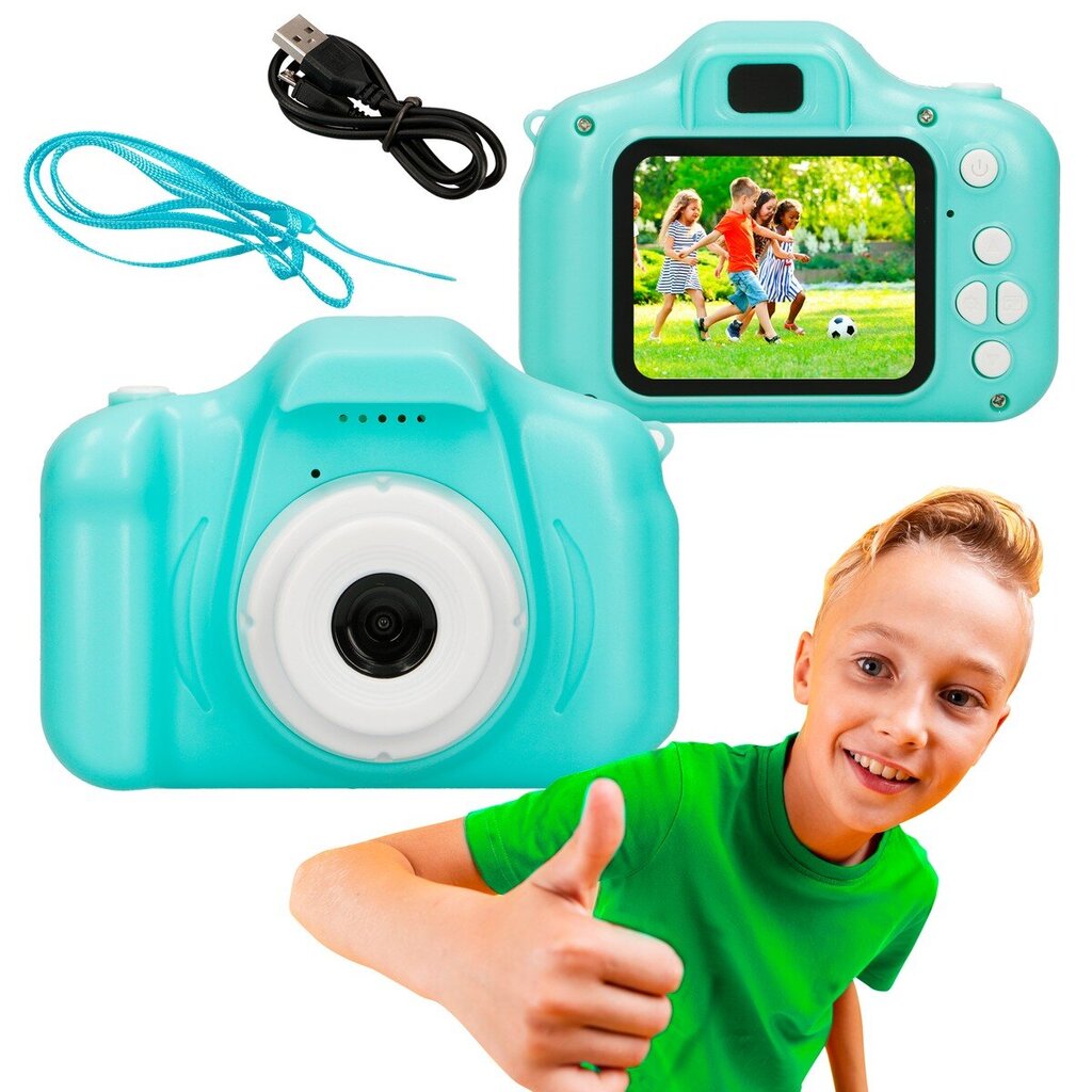 Extralink Kids Camera H20 Blue hind ja info | Fotoaparaadid | hansapost.ee