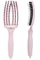 Juuksehari Olivia Garden finger brush Pastel Pink, Keskmine цена и информация | Kammid, juukseharjad ja juuksuri käärid | hansapost.ee