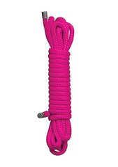 Нейлоновая веревка для бондажа Ouch! (10 м), розовый цена и информация | БДСМ и фетиш | hansapost.ee