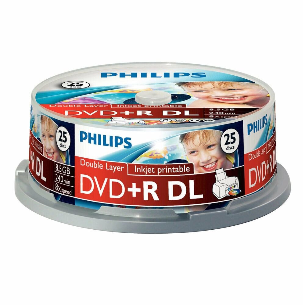 DVD+R Philips DR8I8B25F/00 (8,5 GB) hind ja info | Printeritarvikud | hansapost.ee