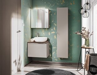 Peegliga vannitoakapp Comad Santa Fe Taupe 84-60-A-2D, hall price and information | Bathroom cabinets | hansapost.ee