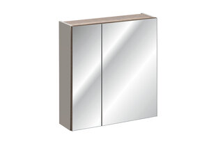 Peegliga vannitoakapp Comad Santa Fe Taupe 84-60-A-2D, hall price and information | Bathroom cabinets | hansapost.ee