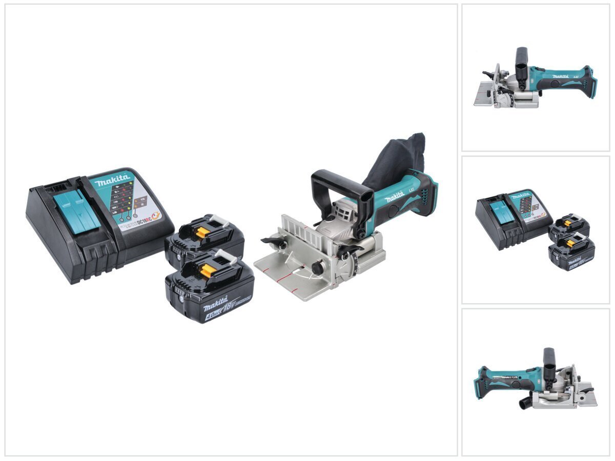 Akuliidesfrees Makita Dpj 180 RM, 18 V, koos aku ja laadijaga цена и информация | Freesid | hansapost.ee