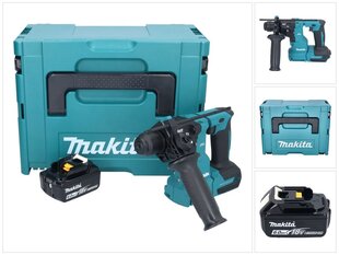 Аккумуляторный перфоратор Makita DHR 183 G1J, 18 В, с аккумулятором, без блока для зарядки цена и информация | Перфораторы | hansapost.ee