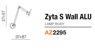 Рама настенного светильника Azzardo Zyta AZ2295 цена и информация | Настенные светильники | hansapost.ee