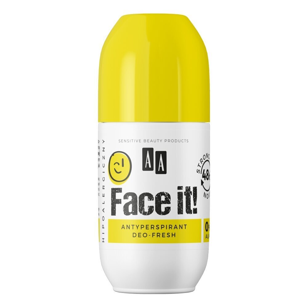 Antiperspirandid AA Face It, 50 ml цена и информация | Deodorandid | hansapost.ee