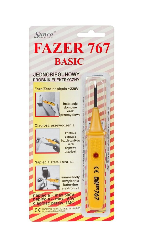 Elektriline tester Fazer Basic 767 hind ja info | Käsitööriistad | hansapost.ee