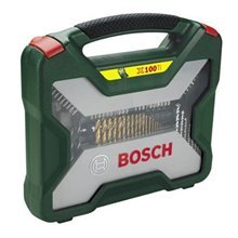 Набор Bosch Titanium из 100 предметов цена и информация | Дрели и шуруповёрты | hansapost.ee