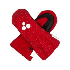 Huppa детские варежки софтшелл Siva 81800000*10604, красный 4741632163256 цена и информация | Шапки, перчатки, шарфы для девочек | hansapost.ee