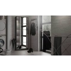 Jalanõude riiul Aatrium, 71x20x181 cm, hall/must hind ja info | Jalatsikapid, jalatsiriiulid | hansapost.ee