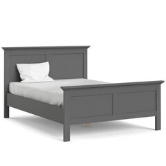 Двуспальная кровать Aatrium Paris, 200x158x110 см, серая цена и информация | Кровати | hansapost.ee