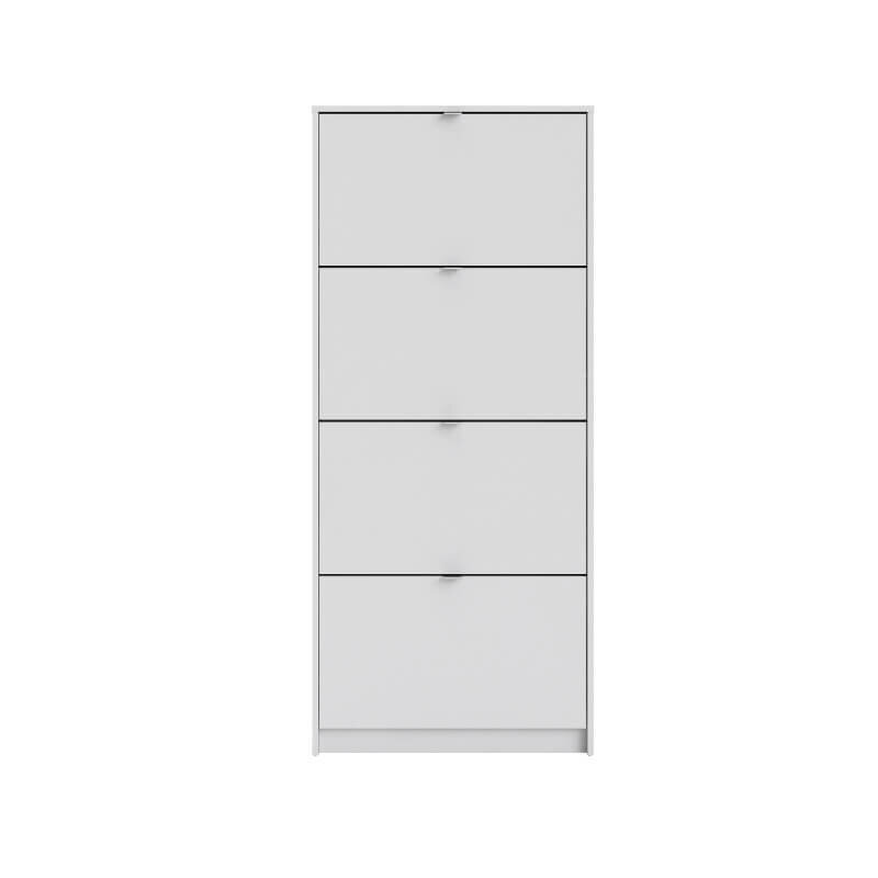 Jalanõude riiul Aatrium, 70x16x162 cm, valge цена и информация | Jalatsikapid, jalatsiriiulid | hansapost.ee