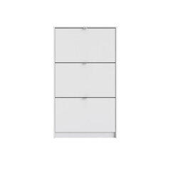 Jalanõude riiul Aatrium, 70x24x123 cm, valge hind ja info | Jalatsikapid, jalatsiriiulid | hansapost.ee