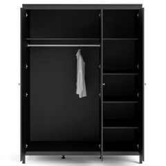Шкаф Aatrium Madrid, 150x58x199 см, черный цена и информация | Шкафчики | hansapost.ee