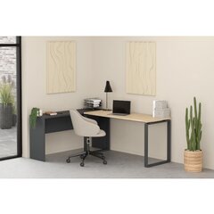 Kirjutuslaud Aatrium, 150x60x75 cm, pruun/hall hind ja info | Aatrium Büroo- ja kontorimööbel | hansapost.ee