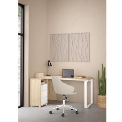 Kirjutuslaud Aatrium, 150x99x75 cm, pruun/valge hind ja info | Arvutilauad, kirjutuslauad | hansapost.ee