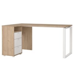 Письменный стол Aatrium, 150x99x75 см, коричневый/белый цена и информация | Компьютерные, письменные столы | hansapost.ee