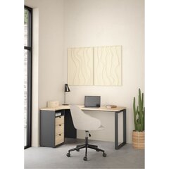 Kirjutuslaud Aatrium, 150x99x75 cm, pruun/must hind ja info | Arvutilauad, kirjutuslauad | hansapost.ee