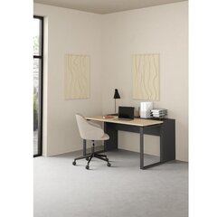 Письменный стол Aatrium, 150x40x75 см, черный цена и информация | Компьютерные, письменные столы | hansapost.ee
