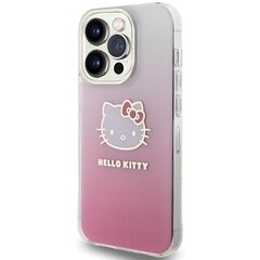 Hello Kitty HKHCP13XHDGKEP iPhone 13 Pro Max 6.7" różowy|pink hardcase IML Gradient Electrop Kitty Head цена и информация | Чехлы для телефонов | hansapost.ee