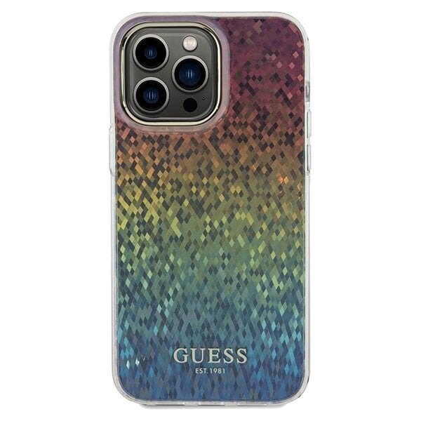 Guess IML Faceted Mirror Disco Iridescent hind ja info | Telefonide kaitsekaaned ja -ümbrised | hansapost.ee