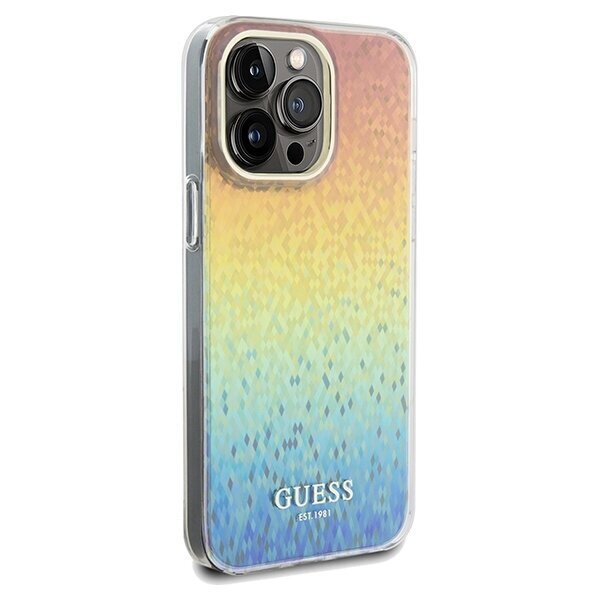 Guess IML Faceted Mirror Disco Iridescent hind ja info | Telefonide kaitsekaaned ja -ümbrised | hansapost.ee