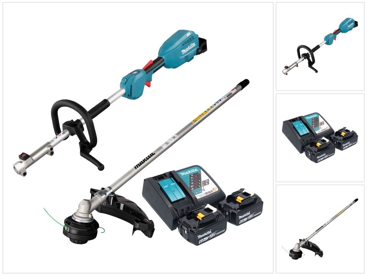 Akutrimmer-lõikur Makita Dux 18 RG2X1 18 V + 2x akut 6,0 Ah + laadija hind ja info | Trimmerid | hansapost.ee