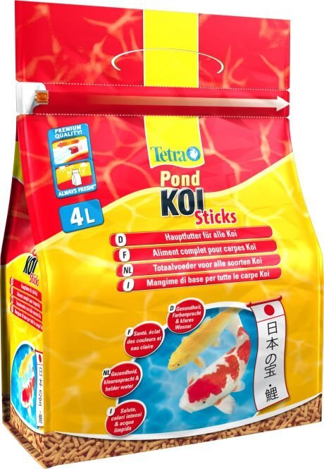 Kalatoit Tetra Pond Koi Sticks, 4 L цена и информация | Kalade toit | hansapost.ee
