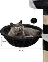 Переноска для кошек Lionto, 40 см, черная цена и информация | Когтеточки | hansapost.ee