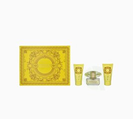 Косметический набор Versace Yellow Diamond: туалетная вода EDT, 50 мл + лосьон для тела, 50 мл + гель для душа, 50 мл цена и информация | Кремы, лосьоны для тела | hansapost.ee