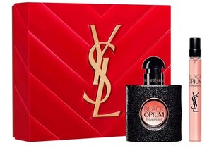 Набор парфюмированной воды Yves Saint Laurent Black Opium Giftset для женщин: Eau de Parfum EDP, 30 мл + Eau de Parfum EDP, 10 мл цена и информация | Женские духи | hansapost.ee