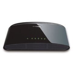 D-Link DES-1005D Unmanaged Fast Ethernet (10/100) Black цена и информация | Коммутаторы (Switch) | hansapost.ee