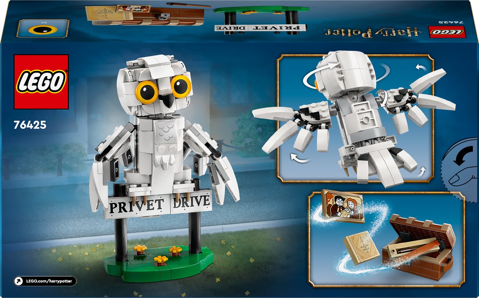 76425 Lego® Harry Potter Hedwig Privet Drive neljandas majas цена и информация | Klotsid ja konstruktorid | hansapost.ee