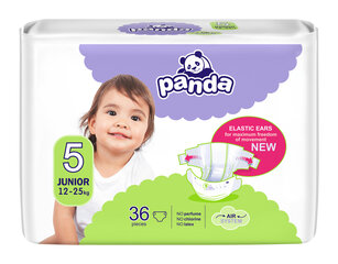 Подгузники PANDA Maxi (5) 12-25 кг, 36 шт. цена и информация | Panda Товары для детей и младенцев | hansapost.ee