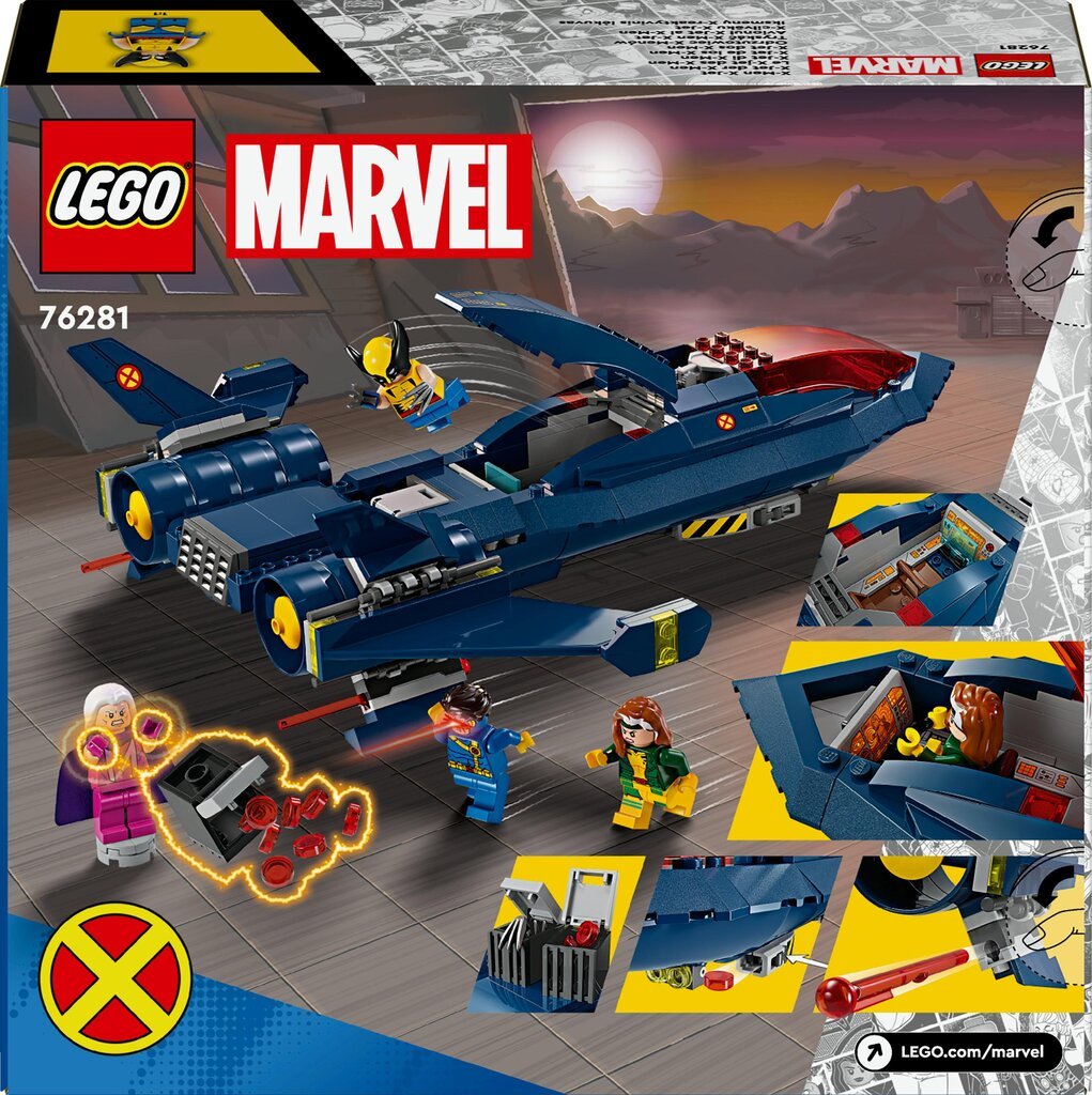 76281 LEGO®Bricks Super Heroes X-Men X-Jet hind ja info | Klotsid ja konstruktorid | hansapost.ee