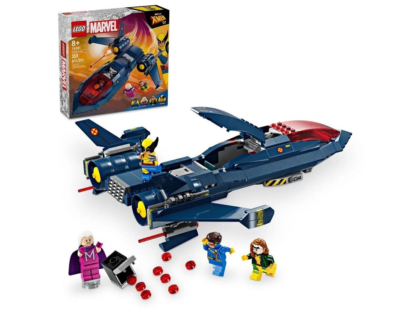 76281 LEGO®Bricks Super Heroes X-Men X-Jet hind ja info | Klotsid ja konstruktorid | hansapost.ee