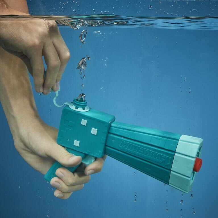 Veepüstol Nerf Super Soaker Minecraft Glow Squid hind ja info | Ranna- ja õuemänguasjad | hansapost.ee