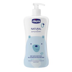 Гель деткий Chicco Деликатный Natural Sensation 0м+, 500 мл цена и информация | Косметика для мам и детей | hansapost.ee