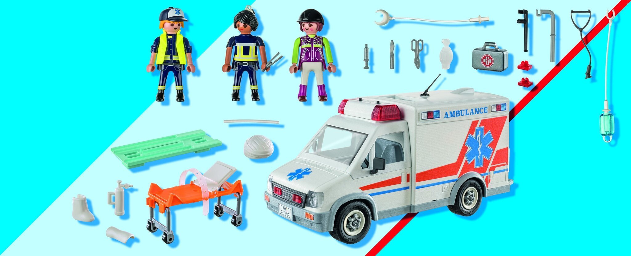 71232 PLAYMOBIL City Action Kiirabi цена и информация | Klotsid ja konstruktorid | hansapost.ee