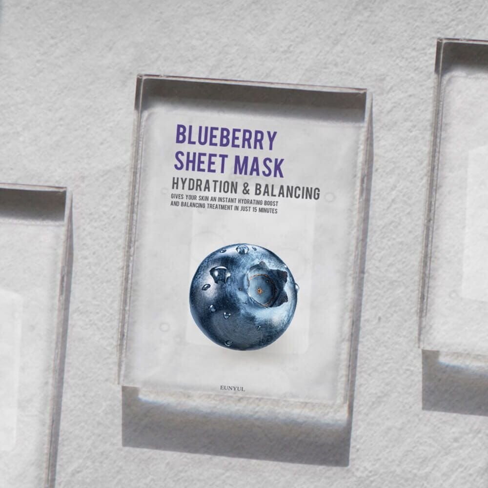 Kangasmask marjadega Eunyul Blueberry, 22 ml цена и информация | Näomaskid ja silmamaskid | hansapost.ee