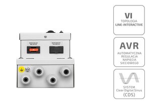 Ever W/SPPATO-000K70/00 цена и информация | ИБП Alantec 1000VA LINE-INTERACTIVE | hansapost.ee