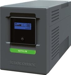 Socomec - NETYS PR MT1500VA/1050W 230V/AVR/LCD/6xIEC/USB/MINI TOWER цена и информация | ИБП Alantec 1000VA LINE-INTERACTIVE | hansapost.ee