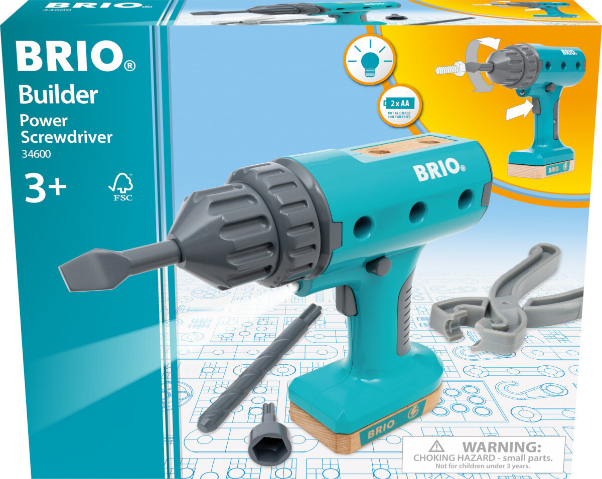 BRIO Builder 34600 - Builder Power tööriist hind ja info | Mänguasjad poistele | hansapost.ee