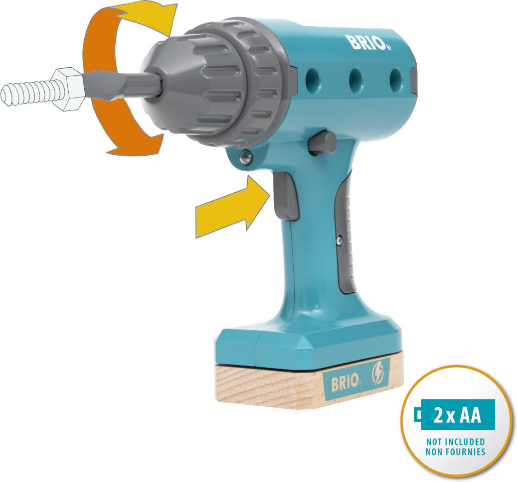 BRIO Builder 34600 - Builder Power tööriist hind ja info | Mänguasjad poistele | hansapost.ee