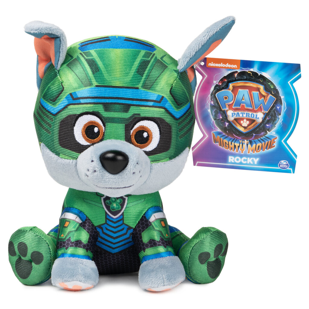 Pehme mänguasi Käpapatrull (Paw Patrol) Movie Rocky, 15 cm hind ja info |  Pehmed mänguasjad ja kaisukad | hansapost.ee