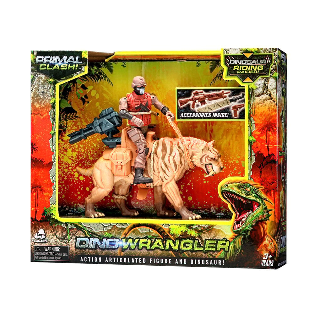 Figuur Lanard Primal Clash Cowboy koos dinosaurusega hind ja info | Mänguasjad poistele | hansapost.ee