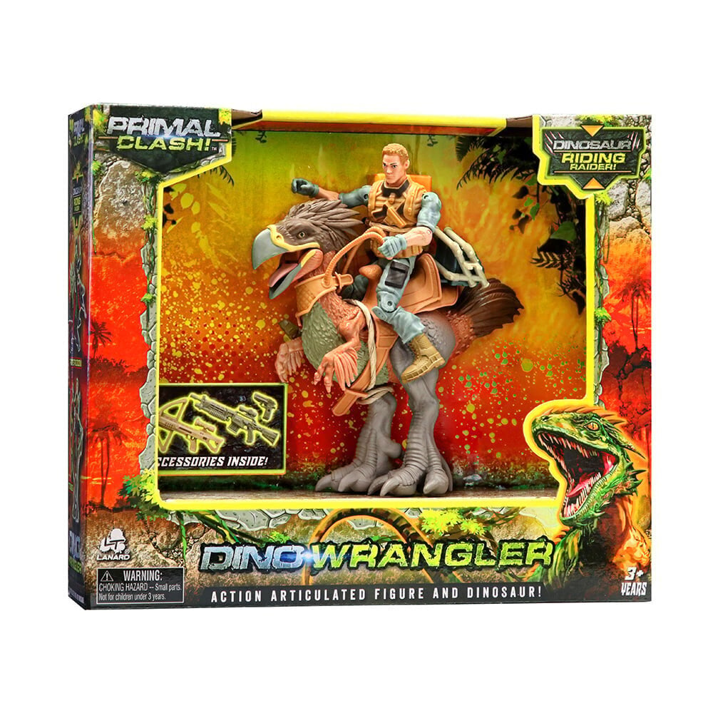 Figuur Lanard Primal Clash Cowboy koos dinosaurusega hind ja info | Mänguasjad poistele | hansapost.ee