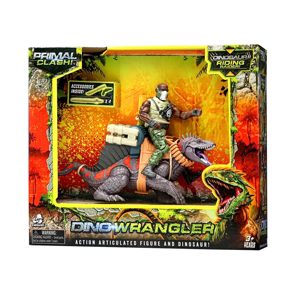 Figuur Lanard Primal Clash Cowboy koos dinosaurusega hind ja info | Mänguasjad poistele | hansapost.ee