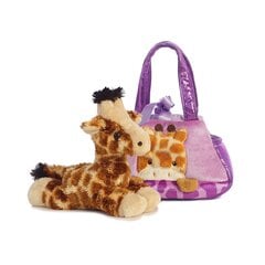 Pehme mänguasi käekotiga Aurora Fancy Pals Pehme kaelkirjak, 20 cm price and information | Soft toys and cuddly toys | hansapost.ee