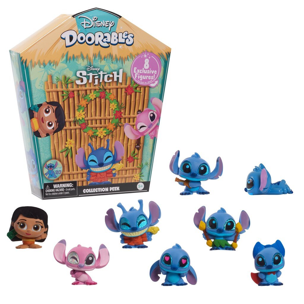 Figuuride komplekt Disney Stitch Doorables collect pack, 8 tk цена и информация | Mänguasjad tüdrukutele | hansapost.ee